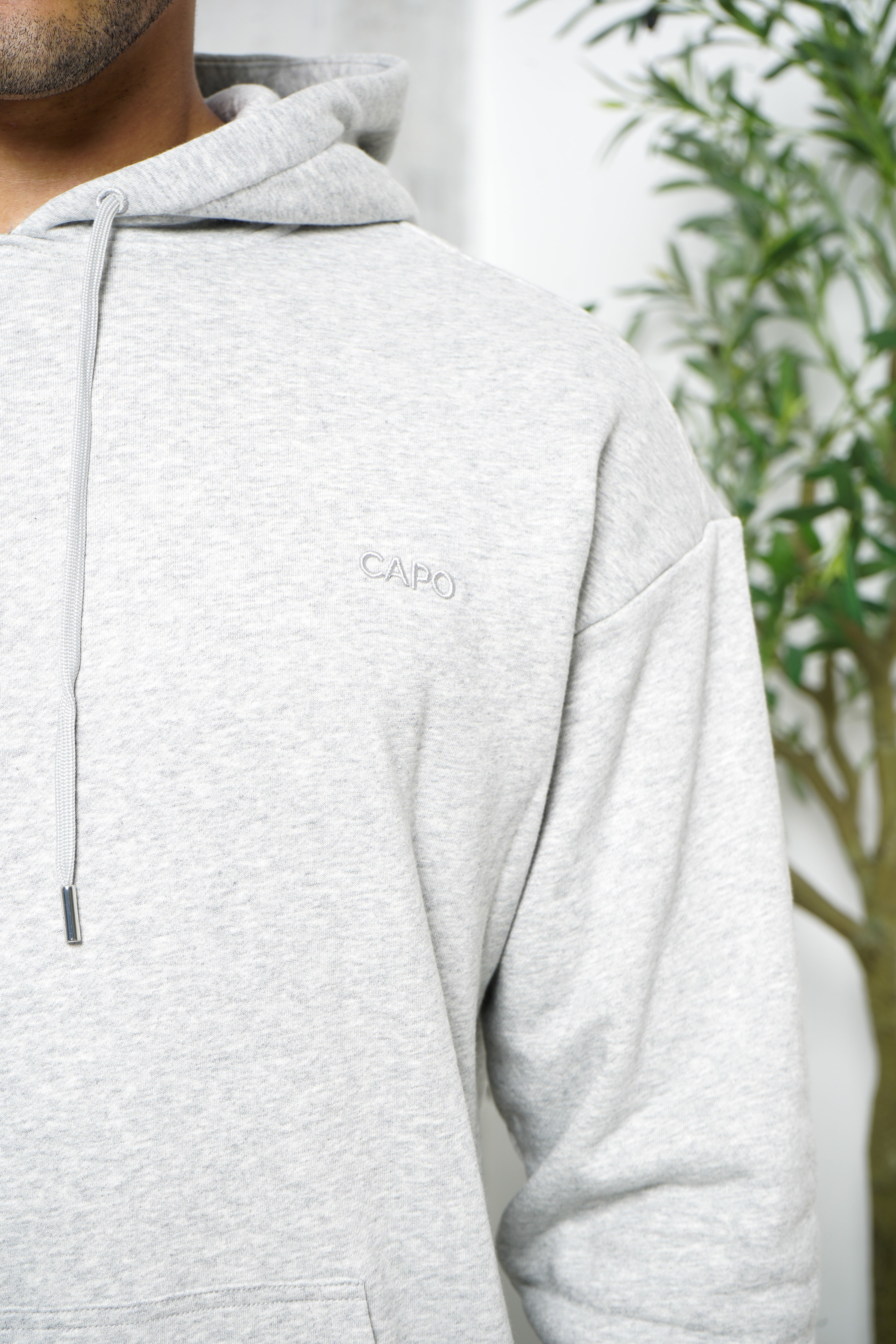 CAPO Overhead Grey Marl Hoodie